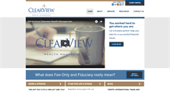 Desktop Screenshot of clearviewwealthmgmt.com